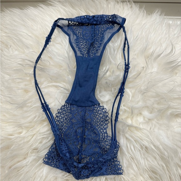Blue Victorias Secret Itsy Lace Panty - Picture 5 of 8